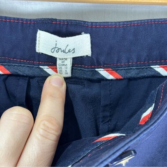 Joules Deep Blue Straight Leg Pants - Picture 3 of 11